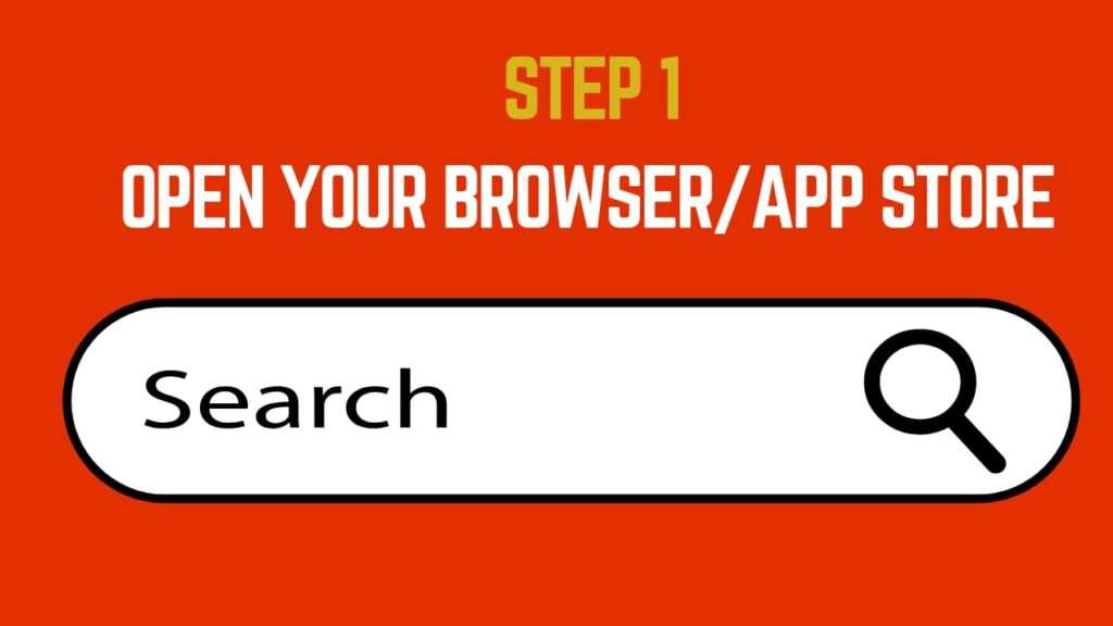 Home 1 Open ypu Browser / App store